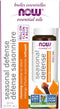 NOW Foods Essential Oils, Seasonal Defense Roll On, Non-GMO Project Verified, Cleansing Blend, Topical Aromatherapy,