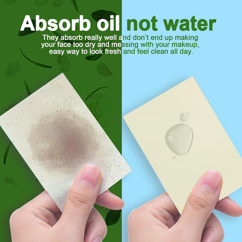 Teenitor 1000 Jasmine Face Oil Absorbing Sheets - Blotting Paper for Oily Skin, Natural Oil Control for Men & Women