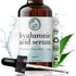 Hyaluronic Acid Face Serum, Hydrating Anti-Wrinkle Anti-Aging with Vitamin C, E, Green Tea, Jojoba Oil, 1 Oz