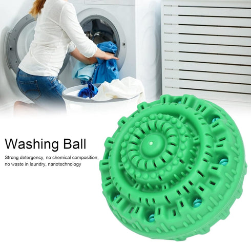 Jwthee Laundry Ball, Non Chemical Detergent Laundry Balls for Washing Machine Charcoal Non Detergent Laundry Ball Nano