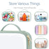 PACKISM TSA Approved Toiletry Bag, Clear Makeup Bags with Handle, Laurel Green, Quart-sized Travel Essentials