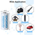 16340 Rechargeable Battery 2800mAh Button Top 4 Pack 3.7Volt 16340 Batteries for Headlamp Flashlight