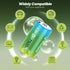 volkate 8 Pack, 1.5V 7500mwh LR20 Rechargeable D Cell Batteries Lithium Battery D Size with USB-C Charging Cable