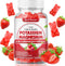Potassium Gummies for Adults, 60 Gummies - High Absorption Magnesium Potassium Supplement with Vitamin B6 for Muscle