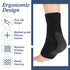 Hpmjz 2 PCS Achilles Tendon Heel Protector Ankle Support Sock Open Toe ompression Sock Compression Padded Sleeve Socks
