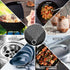 AMAGABELI GARDEN & HOME 8” x 8” 316 Stainless Steel Cast Iron Cleaner, Chainmail Scrubber for Dishes