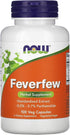 NOW Foods Feverfew Veg Capsules, 100 ct