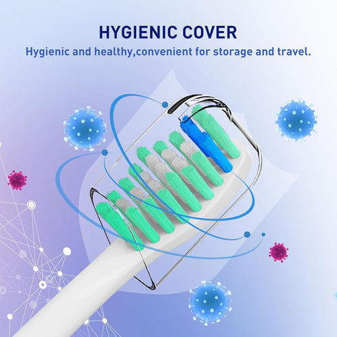Mcuy HX7022 HX7023 HX5610, 6 Packs Replacement Brush Heads Compatible with Philips Sonicare Screw-on Essence E-Series