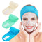 Whaline Spa Facial Headband, Adjustable Terry Cloth Makeup Wrap for Face Washing, Shower, 3 Pieces (Blue, Green, Yellow)