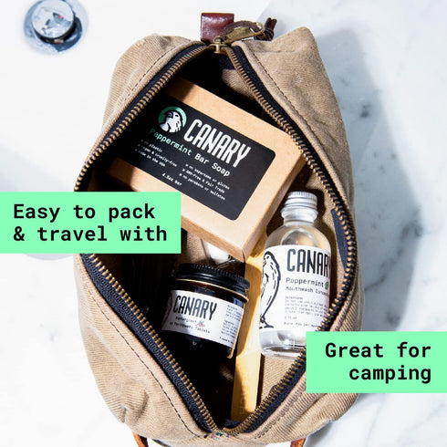 Mouthwash Concentrate Peppermint - Alcohol & Fluoride Free, Natural for Bad Breath - 2 Pack, 2 Oz Each - Zero Waste