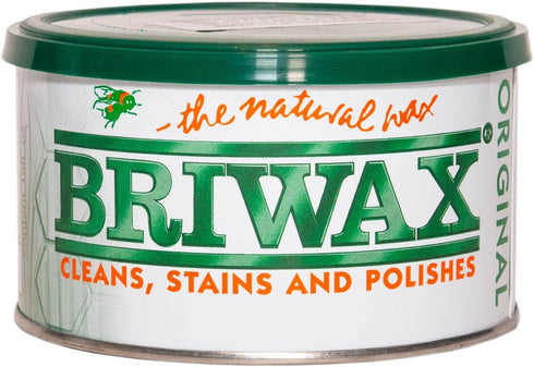 Briwax Mid Brown (previously Dark Oak) Furniture Wax Polish, Cleans, Stains, and Polishes