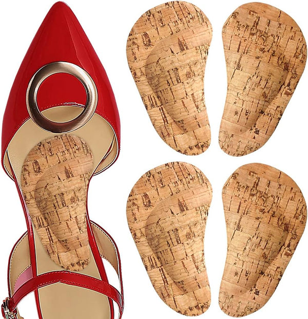 Dr. Foot's Arch Support Shoe Insoles for Flat Feet, Gel Inserts for Plantar Fasciitis, Adhesive Arch Pad for Pressure