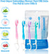 YEAfEAti 5 1 26Pcs 5 1 Set (2) in Toothbrush & Floss, mini toothbrushes with Toothpaste, All in one Oral Care on The