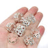 Honbay 20PCS Silver Rhinestone Hair Rings, Dreadlocks Beads, Braiding Hair Jewelry