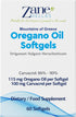 Zane Hellas Oregano Oil Softgels, Extra Strength, 20% Greek Essential Oil of Oregano, 60 Softgels