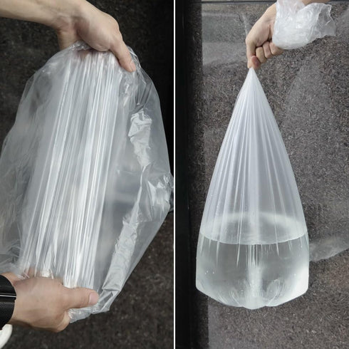 13 Gallon Clear Trash Bag, 180 Counts by Lesbin