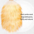 Feather Duster: Lambswool Duster with Solid Wooden Handle, Anti-Static Washable Reusable Small Hand Duster for Home