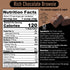 Plant Protein Powder Mix, Trio Rich Chocolate Brownie Flavored, 1.65lb, Gluten Free, Vegan, 20g Protein