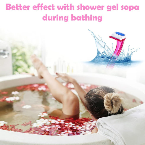Honoson 12 Pieces T Type Bikini Razors - Disposable Women’s Travel Shaver for Body Hair Removal