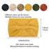 Tobeffect Wide Headbands for Women Wide Knotted Hairbands Turbans Non Slip Boho Head Wraps Hair Accessories for Girls Solid Color, 6 Packs