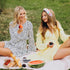 NVENF Flower Headbands for Women, Spring Summer Floral Knotted Headband with Crystal Rhinestones