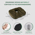 Bacaby 30D Ergonomic Wheelchair Seat Cushion, High-Density Foam Coccyx Support, Non-Slip Pressure Relief Cushion