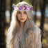 Vivivalue Fairy Floral Crown Woodland Headband, Flower Headpiece Hair Wreath for Women Girls