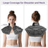 Microwave Heating Pad for Neck Shoulder and Back Pain, Weighted Microwavable Heated Neck Wrap with Lavender Scent
