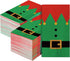 Outus 200 Pcs Christmas Napkins Disposable Paper Xmas Disposable Guest Towels Merry Christmas