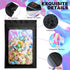 100 Pieces Mylar Smell Proof Bags - 3x4 Inch Resealable Bags for Flat Clear Food Storage, Holographic Color