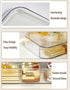 Stackable Clear Plastic Organizer Drawer for Eyeshadow Palettes, Cosmetics, and Beauty Supplies on Vanity