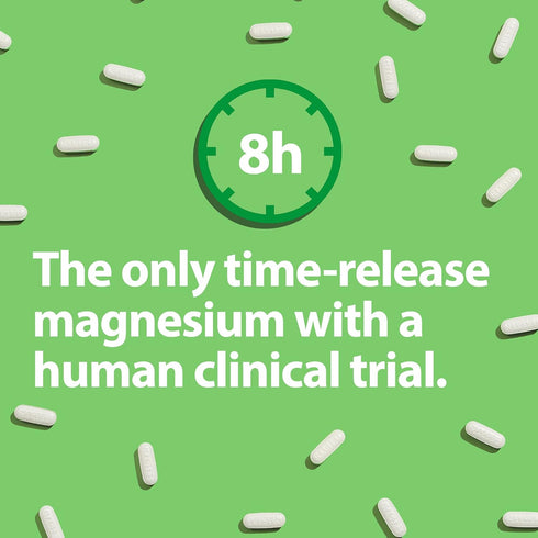 Jigsaw Health MAG SRT - Magnesium Supplement with Vitamin B6, Folate & B12, 120 Tablets