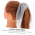 VALICLUD 8PCS Double Layer Bowknot Chiffon Hair Scarf Scrunchies - Elastic Ribbon Hair Ties for Women and Girls