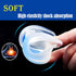 xiaopihou 4pack-Gel 5-8 7-10) Heel Cups for Kid's SportTraction Shock Absorbing Lightweight/Kids Heel Cups for Heel