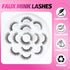 Veleasha 5D Faux Mink Cat Eye Lashes - Handmade False Eyelashes, 7 Pairs Luxurious Volume Pack (5D28)