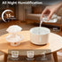 Missfly 300ml 360 Cloud Shape Cool Mist Humidifier Diffuser, Rotatable, Quiet Auto Safety Shutoff, Easy Refill Home