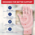 Doctor Developed Arthritis Gloves - Full Finger Compression Gloves for Women & Men, Carpal Tunnel with Handbook (M,