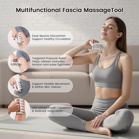 Tilbeble Fascia Massage Tool Blaster for CelluliteTrigger Points Massage ToolMuscle KnotsDeep Tissue Myofascial Release