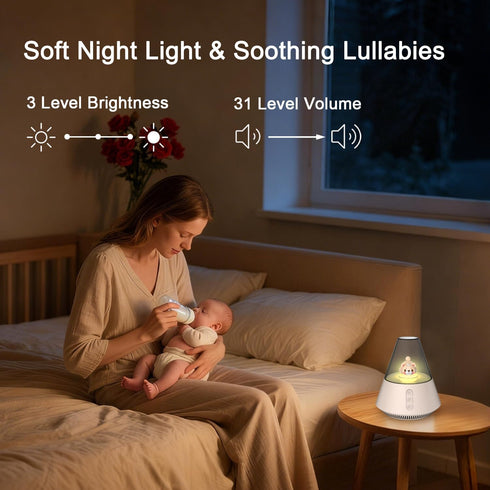 V3 Kipcush White Noise & Baby Night Light Bundle