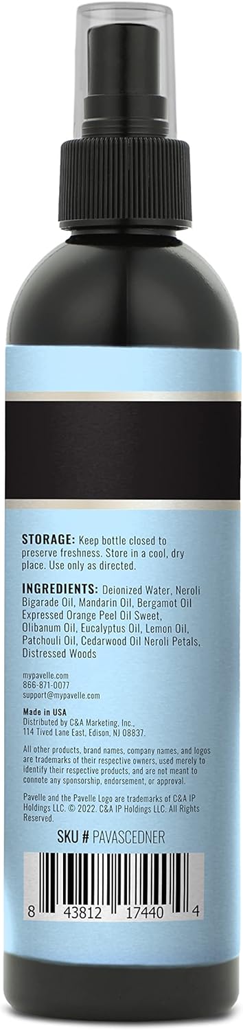 Aromatherapy Spray, 100% Natural Essential Oil Therapeutic Spray, Mountain Spring, 8 Fl. Oz.
