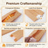 Yuanan 200 23.2"X4.3"X1.6" 300 PCS Paper Bread Bag with Window, French Bread Bags with Seal Stickers Long Paper Breads