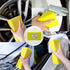 Cellulose Large Sponges for Cleaning, Pack of 3 Multi-use Scrub for Car, Boat and Kitchen, Yellow, Environmentally Safe