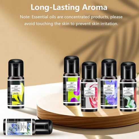 Blossom Essential Oils Set, 6x15ml Aromatherapy Oil Kit for Diffuser, Humidifier, Air Purifier