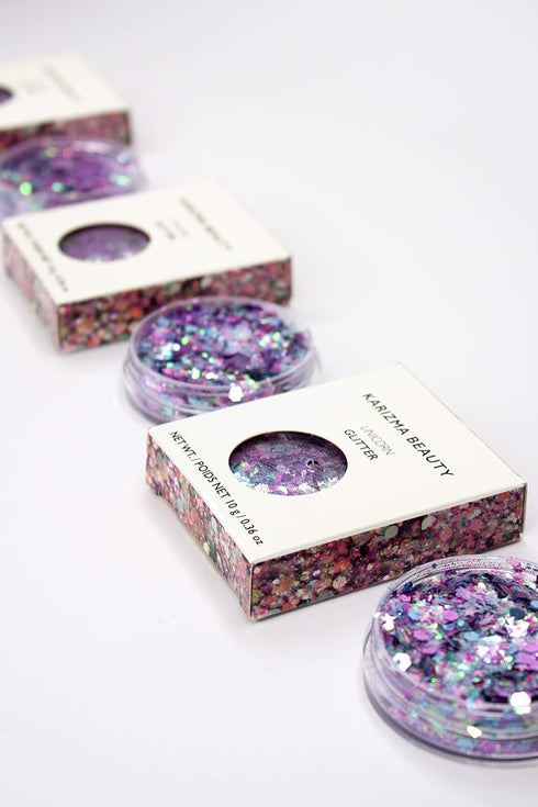 KARIZMA Unicorn Glitter - 10g Chunky Face, Hair, Eye Glitter for Women, Rave & Festival Accessories, Cosmetic Makeup