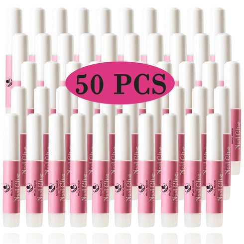 MAGIC ARMOR Nail Glue for Acrylic Nails, Long Lasting Nail Adhesive Glue for Press On Nails, 0.07oz (50 Pcs)