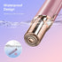 Painless Facial Hair Remover for Women, USB Rechargeable with 2 Replacement Heads