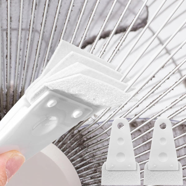 2 Pcs Cobweb Duster Bendable Fan Duster, Reusable Plastic Dust Cleaner for Home and Car Vents