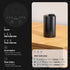 Waterless Diffuser for Essential Oil Nebulizer, Mini Aromatherapy Atomizing Diffuser, Battery Operated, 1/2/3H Timer, 3