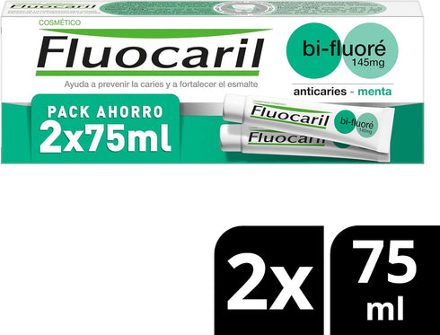 Bi-Fluore Duplo 145mg, Mint, 2 x 75ml, Neutral, Standard