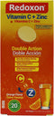Redoxon Vitamin C + Zinc, Effervescent Tablets, Immune Support, Orange Flavor, 20 Tablets
